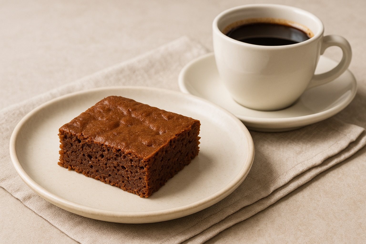 Keto-brownie uden kakaopulver (med kaffe)